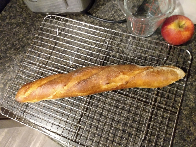 a baguette I made