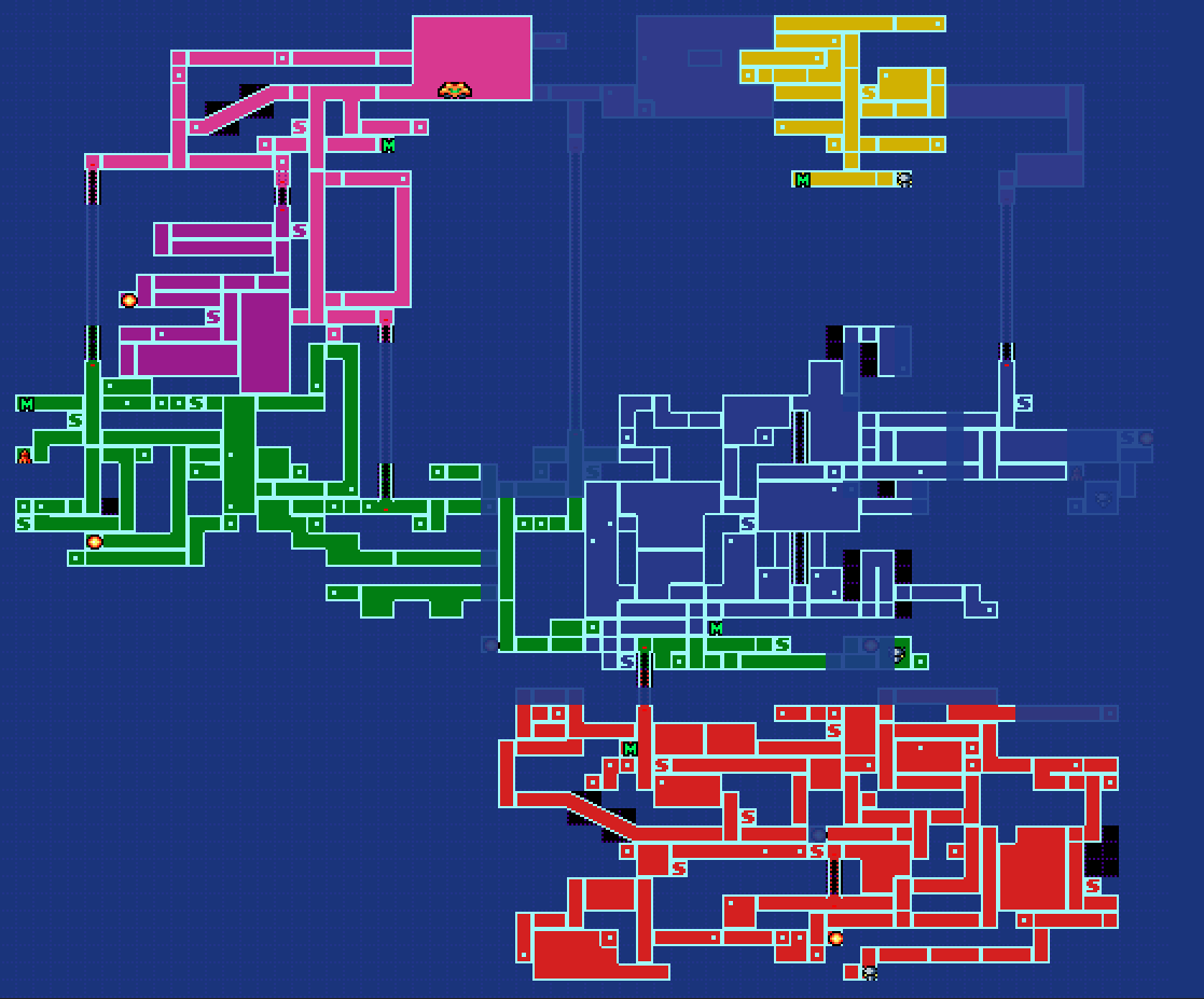 Map of my results after a second run of dumping